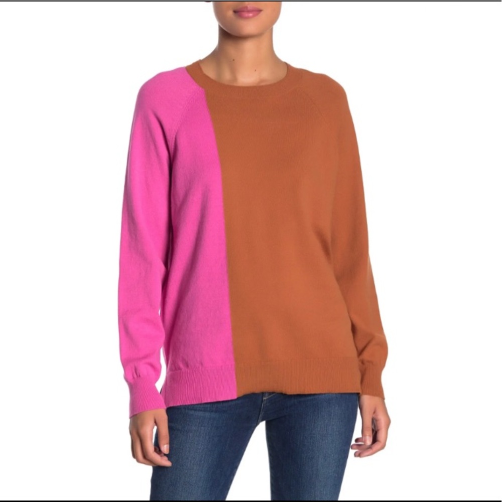 Color Blocked Cardigan Size M Petite